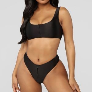 🌷2 for $40 🌷 High Leg Zip Front Bikini